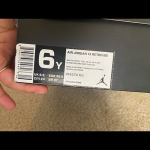 Jordan Retro 13. Size 6Y.
